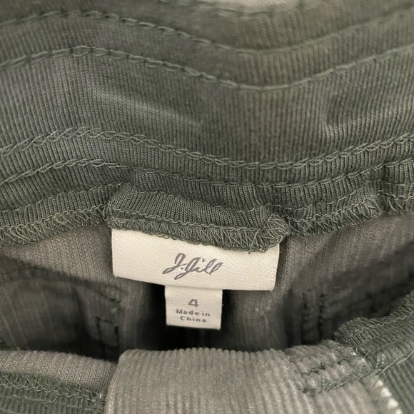 J Jill drawstring wide leg corduroy utility / cargo pants Y2K style - Picture 5 of 6